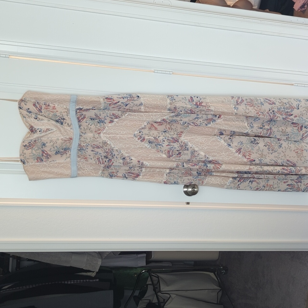 BCBGmaxazria floral gown